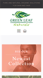 Mobile Screenshot of greenleafnaturals.com